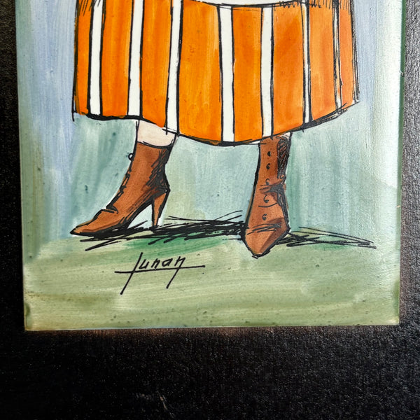 Vintage Wandkeramik aus Vallauris