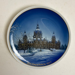 Vintage Classic Rose Weihnachtsteller 1977
Rathaus Hannover von Helmut Drexler für Rosenthal