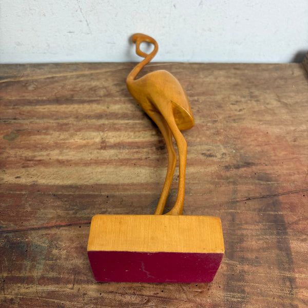 Mid Century Deko Flamingo