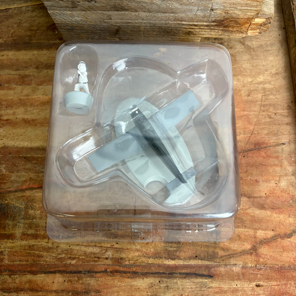 Modell Figur und Buch Tim und Struppi das Syldavisches Flugzeug Des Arabischen Prinzen mit Tim aus Die Zigarren des Pharao