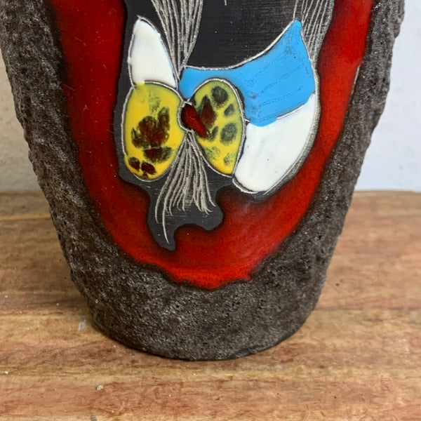 Mid Century Design Lava Vase von Melior