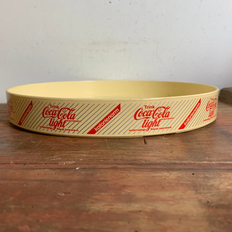Vintage Coca-Cola light Tablett