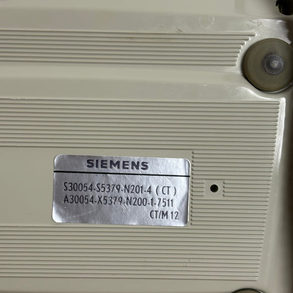 Vintage Wählscheiben Telefon in grau von Siemens FelAp 792-1