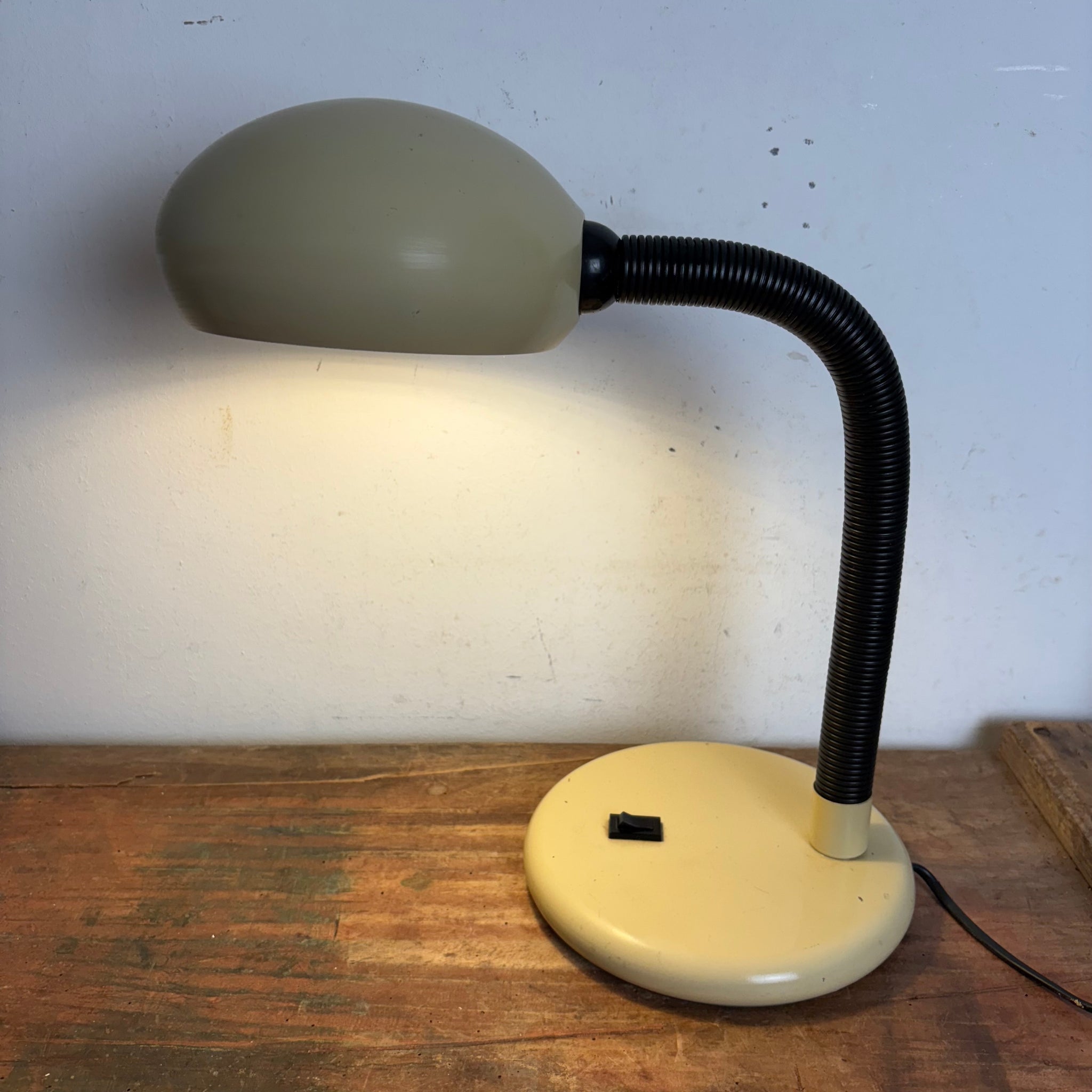 Vintage Schwanenhals Schreibtischlampe 7001 von Schmidt