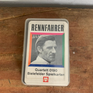 Vintage Rennfahrer Quartett von Bielefelder Spielkarten 0190