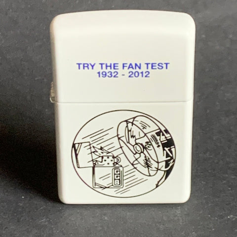 Zippo Feuerzeug Try The Fan Test