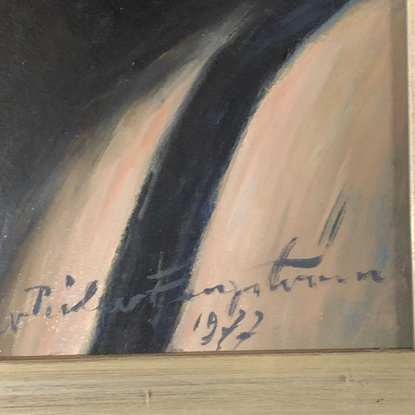 Ölgemälde Der Tod und das Mädchen von Peter Peiler Engström