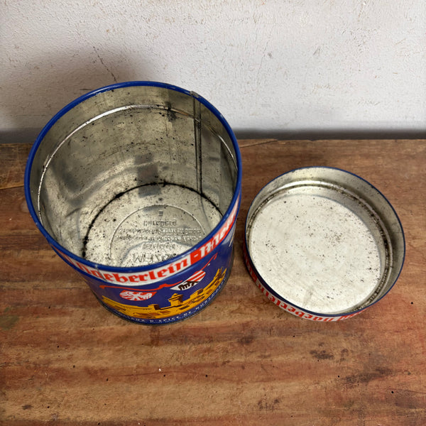 Vintage Blechdose Lebkuchen von Haeberlein Metzger