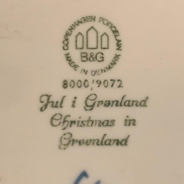 Weihnachtsteller Jule Aften 1972 von Bing und Gröndahl