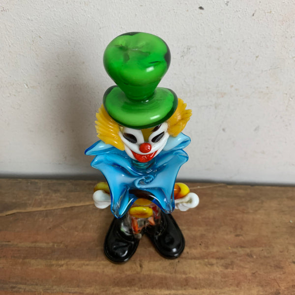 Vintage Murano Glas Skulptur Clown