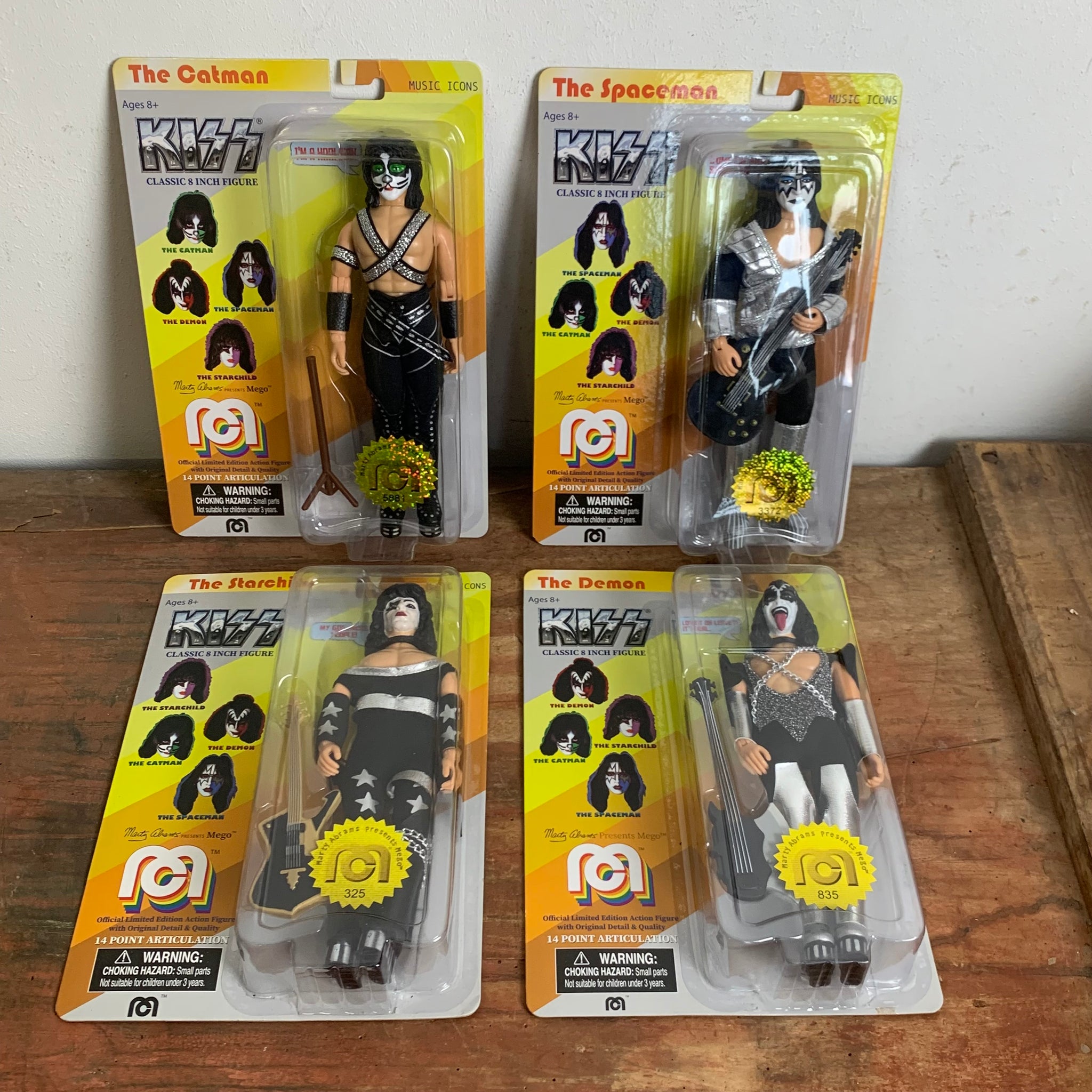 4 KISS Classic 8 Inch Figure von Mego