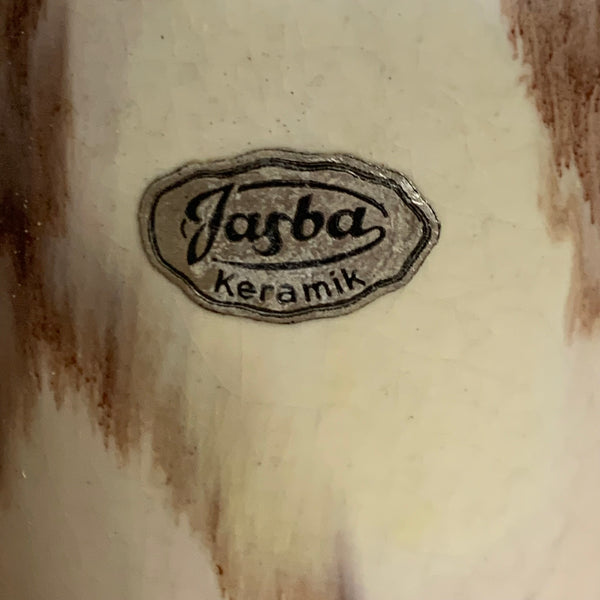 Vintage Mid Century Keramik Vase von Jasba 594