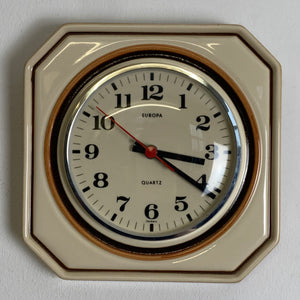 Keramik Wanduhr von Europa