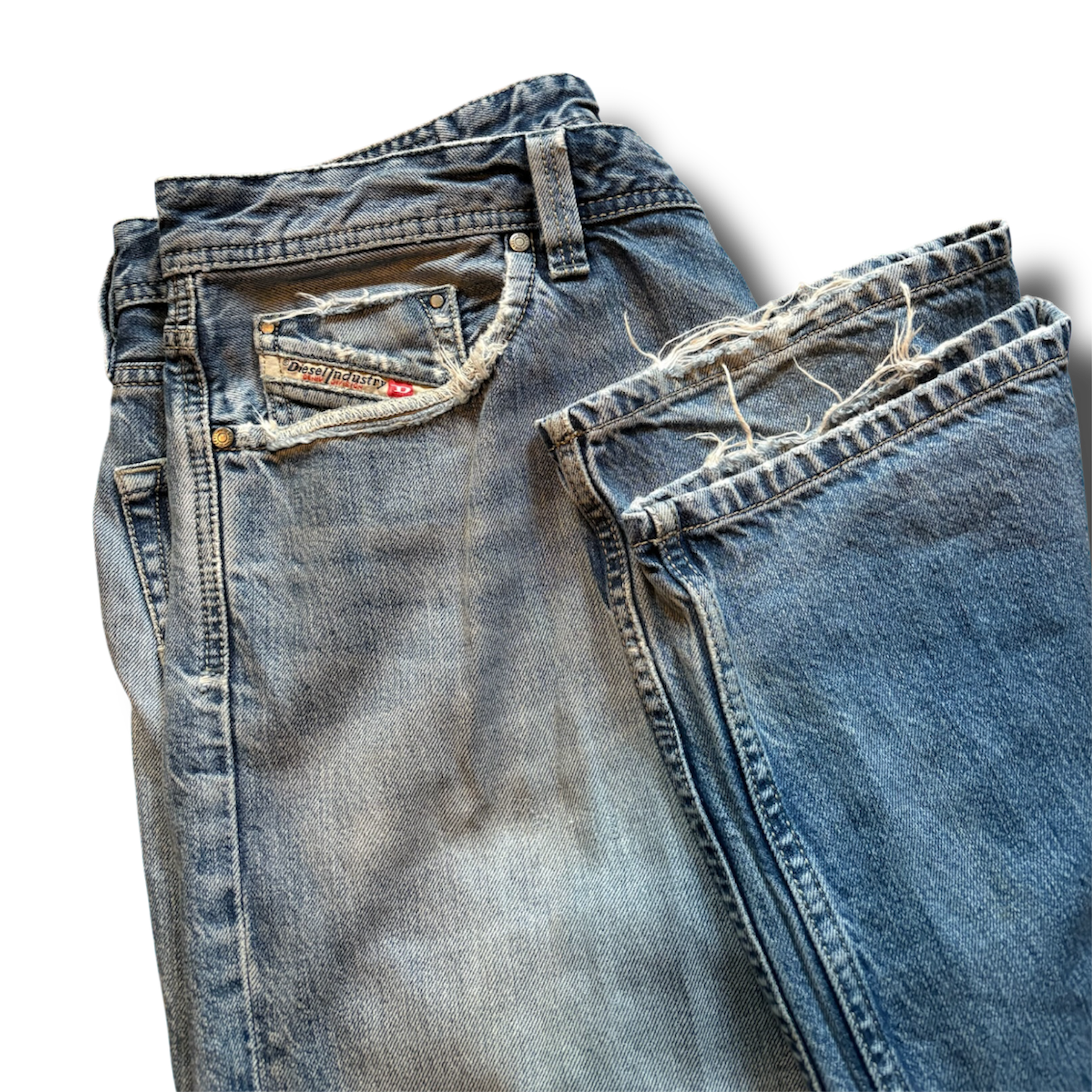 Diesel distressed straight leg - Vintage Jeans
