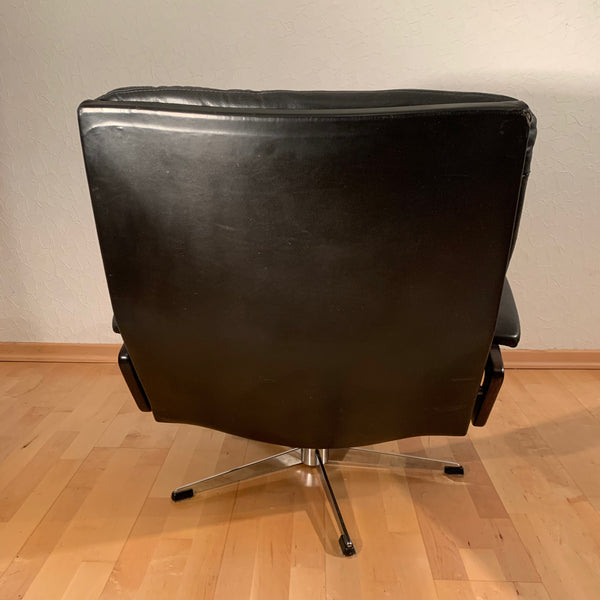 Vintage Lounge Sessel und Ottomane King Chair von André Vandenbeuck für Strässle