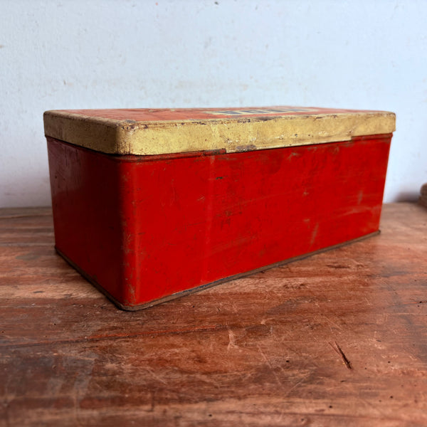 Vintage Blechdose NEDA Früchtewürfel