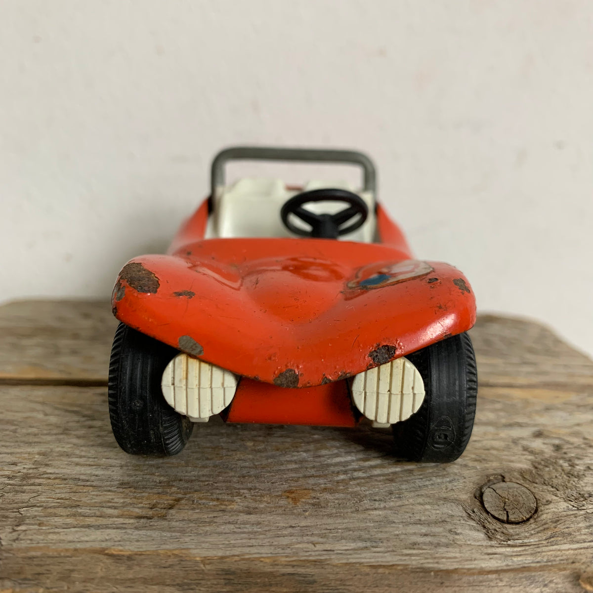 Tonka Dune Buggy Jeep Vintage – Métal Orange – Années 60/70 – Longueur 26cm
