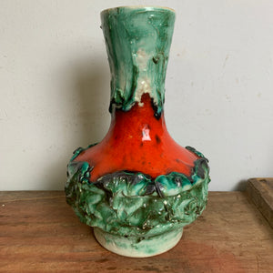 Vintage Fat Lava Keramik Vase