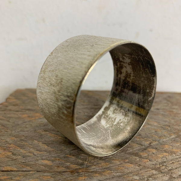 Vintage 6 versilberte Serviettenringe