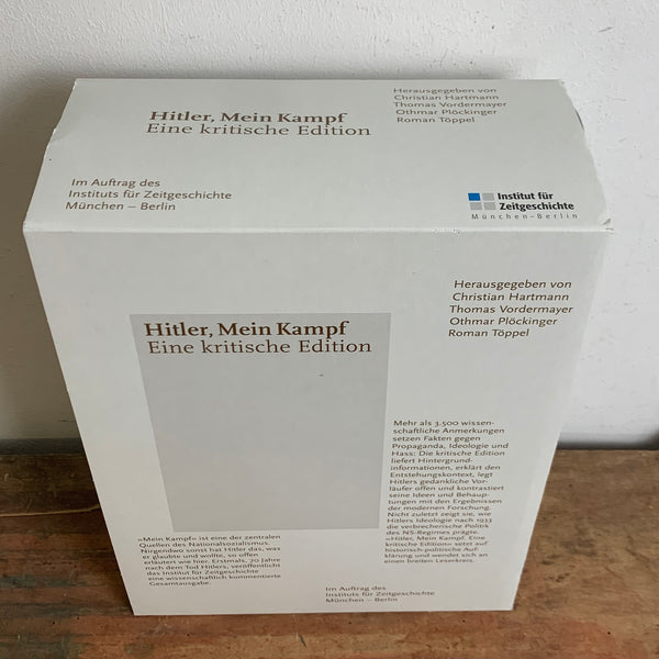 Buch Hitler, Mein Kampf
Eine kritische Edition Band 1 und 2