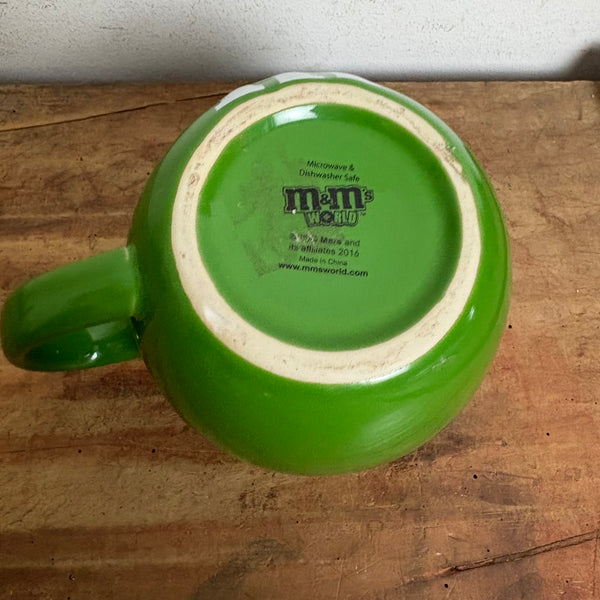 Große Kaffee Tasse Green M&M Mug