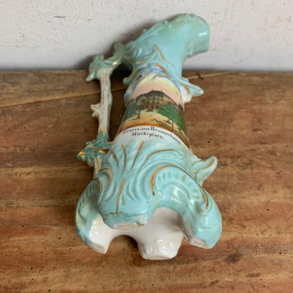 Jugendstil Andenken Vase Bremerhaven Marktplatz