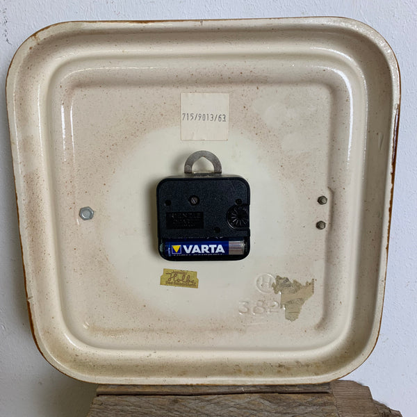 Vintage Keramik Wanduhr von Kienzle