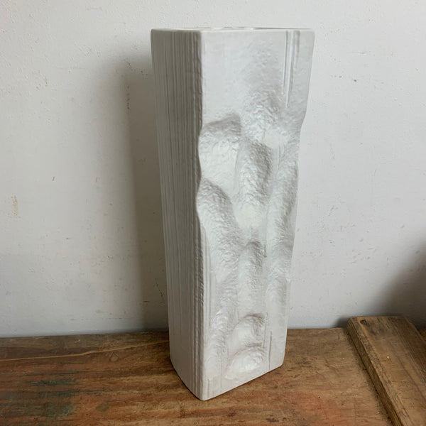 Große Op Art Porzellan Vase von Martin Freyer für Rosenthal