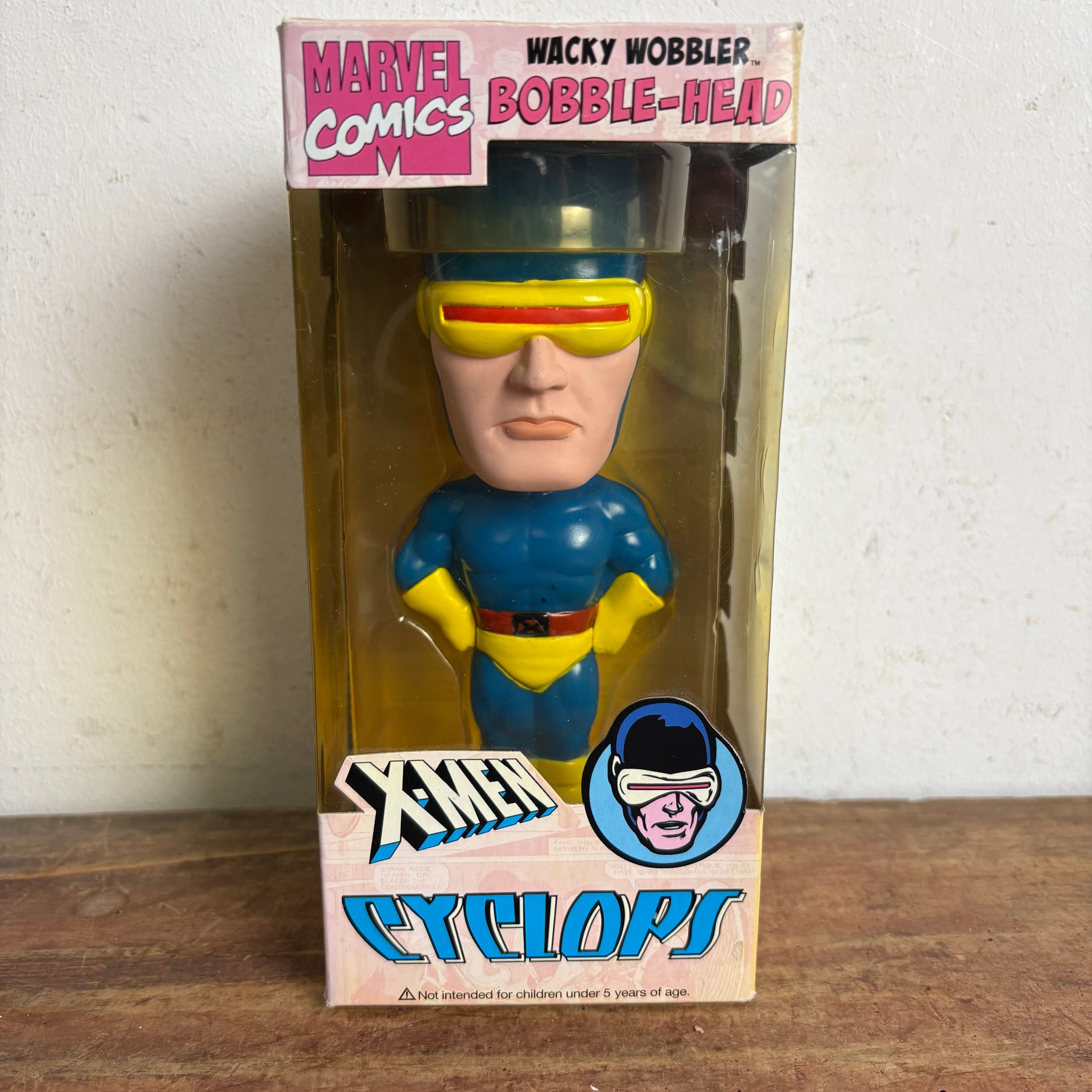 Marvel Comics X-Men Cyclops Wacky Wobbler Bobble-Head Funko 2008