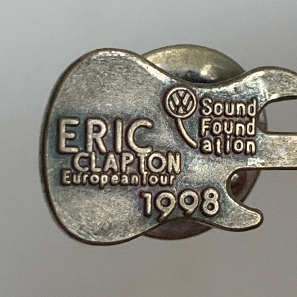 Vintage European Tour Pin Eric Clapton Sound Foundation VW Volkswagen Gitarre