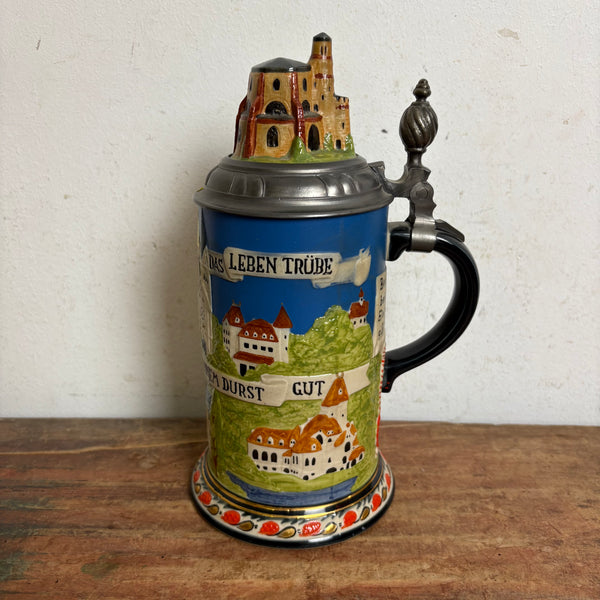 Vintage limitierter Bierkrug von Villeroy und Boch Mettlach