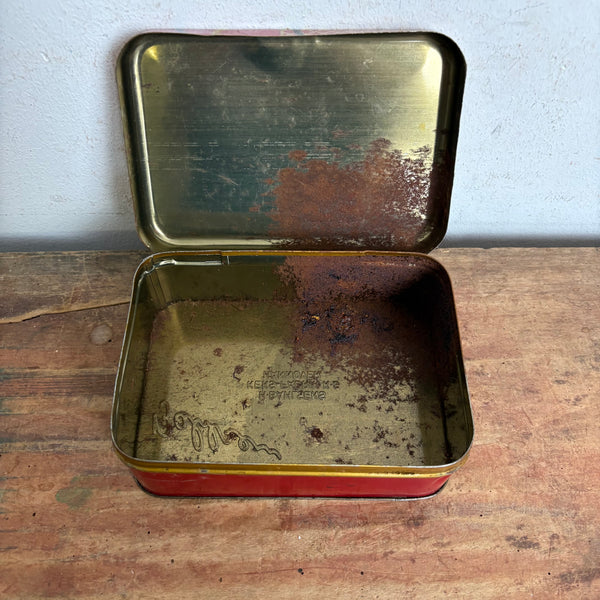 Vintage Blechdose Keksdose von für Eva Grossberg Bahlsen Schmetterlingsdose