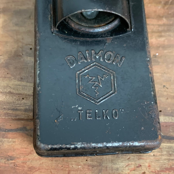 Vintage Signal Taschenlampe mit Verdunklungshaube Telco von Daimon