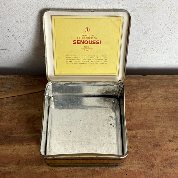 Vintage Blechdose Senoussi Cigaretten