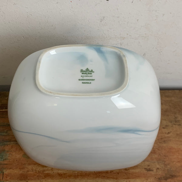 Vintage Porzellan Vase Marble Queensberry von Rosenthal