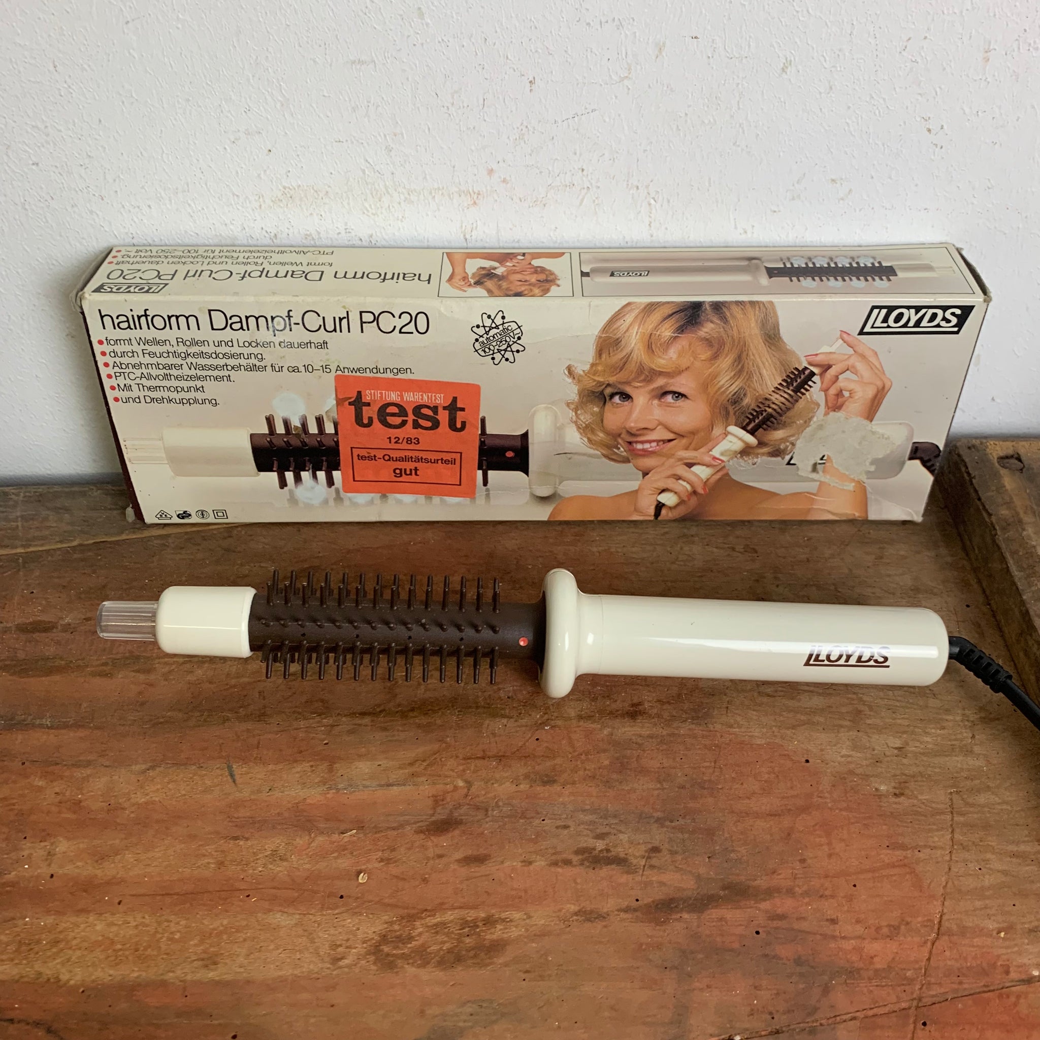 Vintage hairform Dampf-Curl PC20 von Lloyds