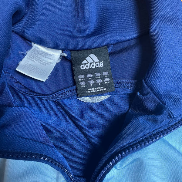 Adidas Trainingsjacke in Hellblau Blau - Vintage