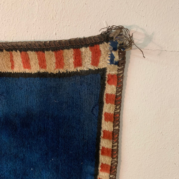 Vintage Wandteppich John F. Kennedy