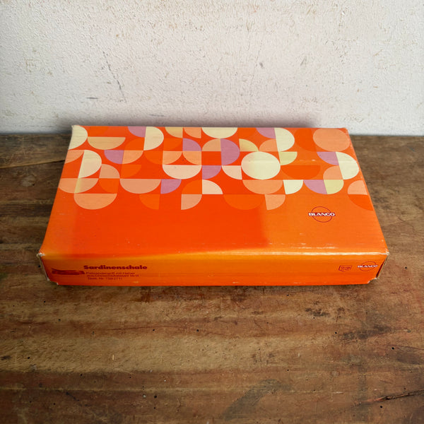 Vintage Sardinenschale mit Heber OVP