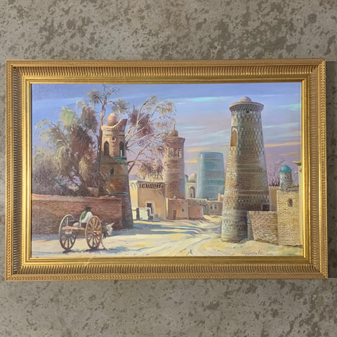 Ölgemälde Orientalische Stadt von Cadupola
