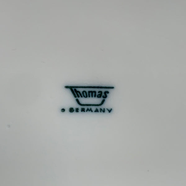 Vintage Porzellan Vase Rotunda blau von Thomas