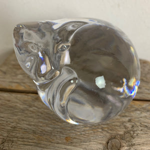 Lead Crystal Glas Katze von Goebel