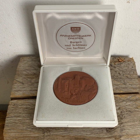 Meissen Medaille Burg Hohnstein Dr. Hermann Kolbe