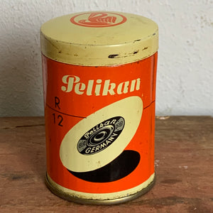 Vintage Pelikan Blechdose R 12
