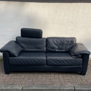 Dreisitzer Sofa DS 17 von de Sede dunkelblau