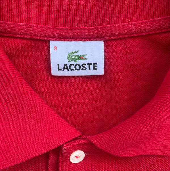Vintage Lacoste Polohemd Rot
