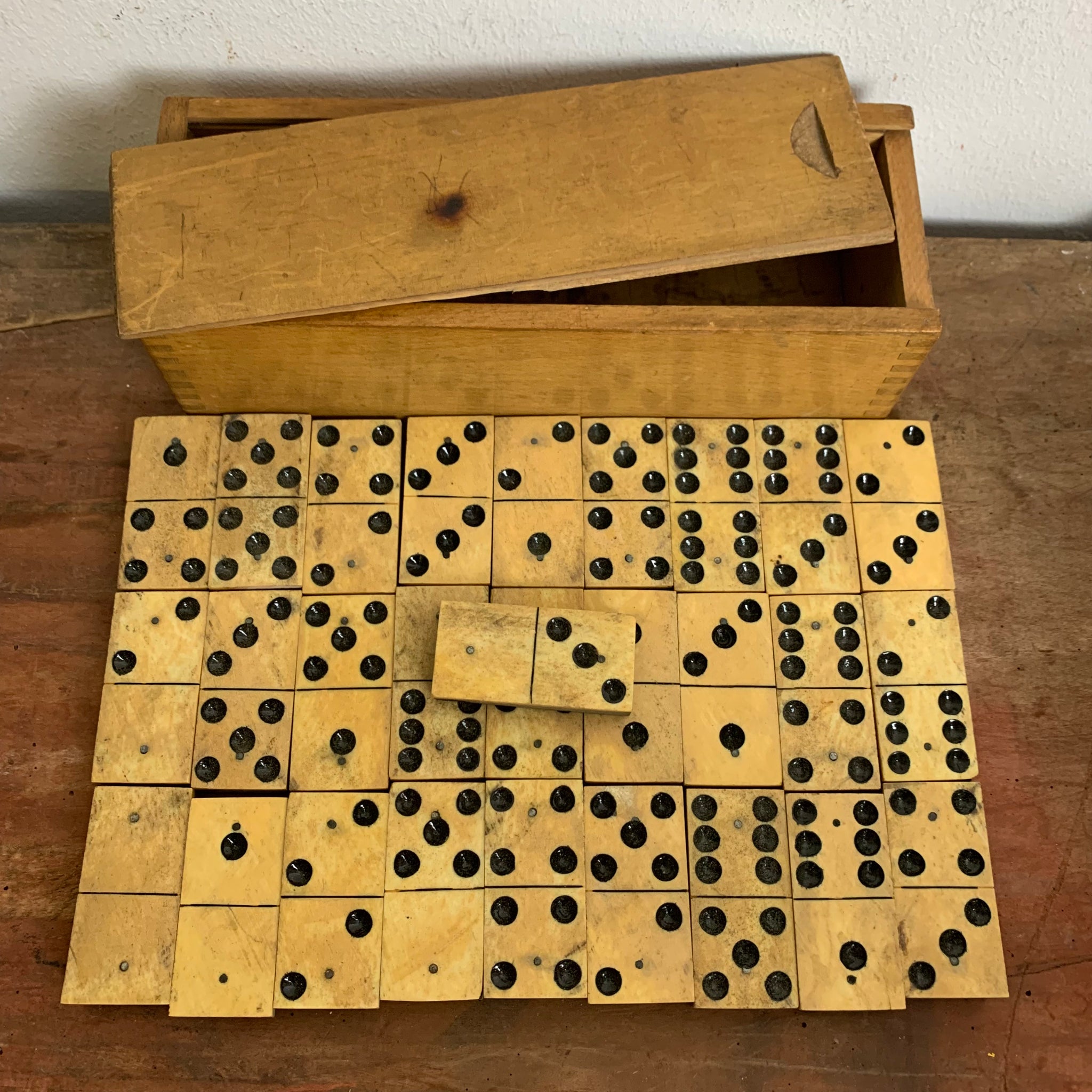 Antike Dominosteine Domino Spiel