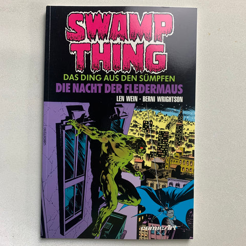 Comic Swamp Thing Das Ding aus den Sümpfen Die Nacht der Fledermaus