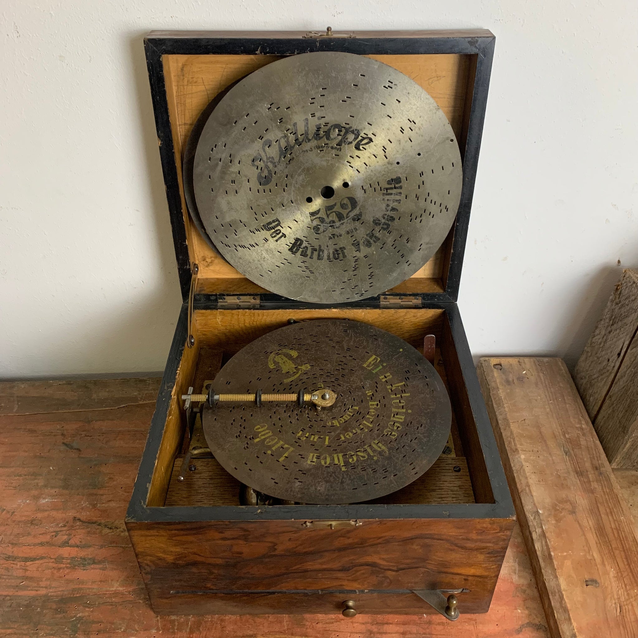Jugendstil Polyphon Symphonion mit Glockenspiel – Trödelfuchs Vintage Shop