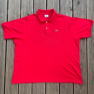 Vintage Lacoste Polohemd Rot